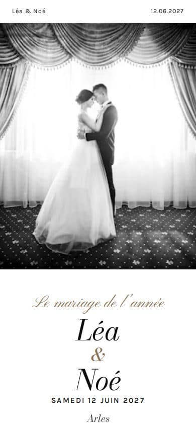 Modèle Noir & Blanc